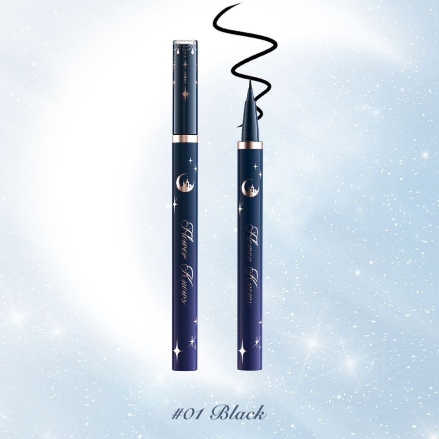 Moonlight Mermaid (Ultra Fine Long Lasting Eyeliner) 01 Black 0.5g