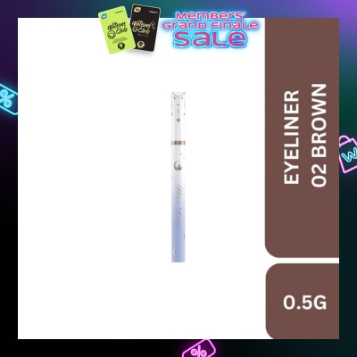 FLOWER KNOWS Moonlight Mermaid (Ultra Fine Long Lasting Eyeliner) 02 Brown 0.5g (Expiry: Jul`2026)