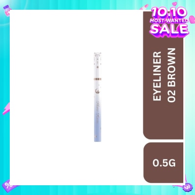 FLOWER KNOWS Moonlight Mermaid (Ultra Fine Long Lasting Eyeliner) 02 Brown 0.5g (Expiry: Jul`2026)