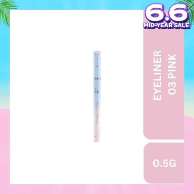 FLOWER KNOWS Moonlight Mermaid (Ultra Fine Long Lasting Eyeliner) 03 Pink 0.5g