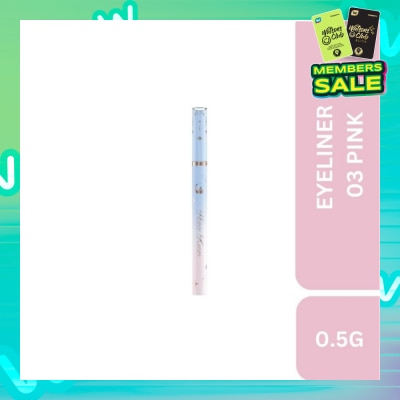 FLOWER KNOWS Moonlight Mermaid (Ultra Fine Long Lasting Eyeliner) 03 Pink 0.5g