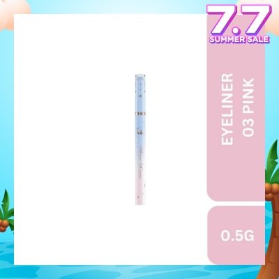 FLOWER KNOWS Moonlight Mermaid (Ultra Fine Long Lasting Eyeliner) 03 Pink 0.5g