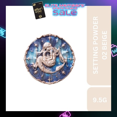 FLOWER KNOWS Moonlight Mermaid Soft Setting Powder 02 Fair Beige 9.5g (Expiry: Mar`2026)