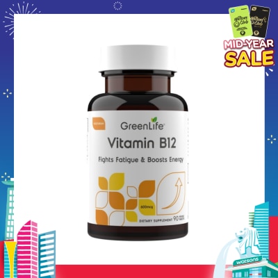 GREENLIFE Vitamin B12 (Supports Healthy Red Blood Cells And Immune System Function) 90s