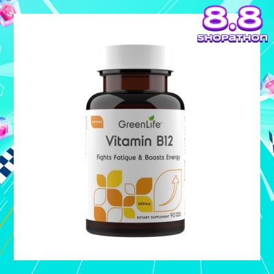 GREENLIFE Vitamin B12 (Supports Healthy Red Blood Cells And Immune System Function) 90s
