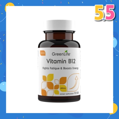 GREENLIFE Vitamin B12 (Supports Healthy Red Blood Cells And Immune System Function) 90s