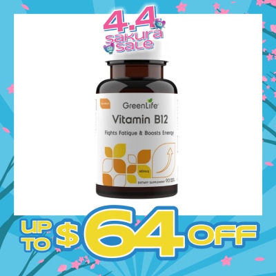 GREENLIFE - Vitamin B12 (Supports Healthy Red Blood Cells And Immune System Function) 90s