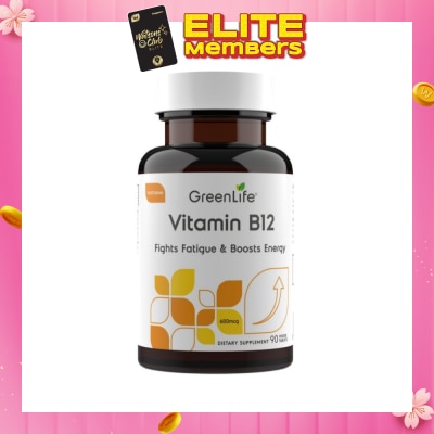 GREENLIFE Vitamin B12 (Supports Healthy Red Blood Cells And Immune System Function) 90s