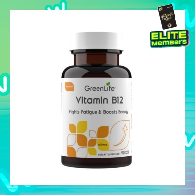GREENLIFE Vitamin B12 (Supports Healthy Red Blood Cells And Immune System Function) 90s