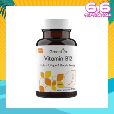 GREENLIFE Vitamin B12 (Supports Healthy Red Blood Cells And Immune System Function) 90s