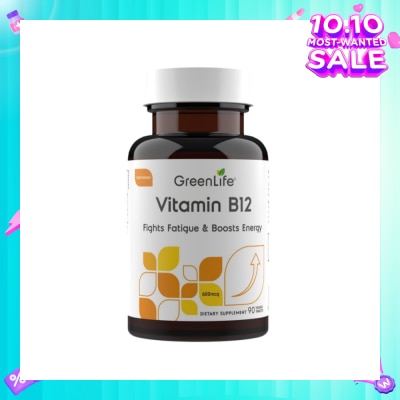 GREENLIFE Vitamin B12 (Supports Healthy Red Blood Cells And Immune System Function) 90s