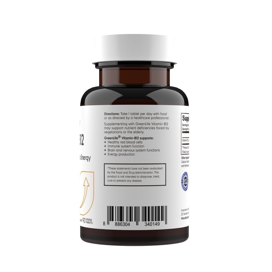 Vitamin B12 (Supports Healthy Red Blood Cells And Immune System Function) 90s