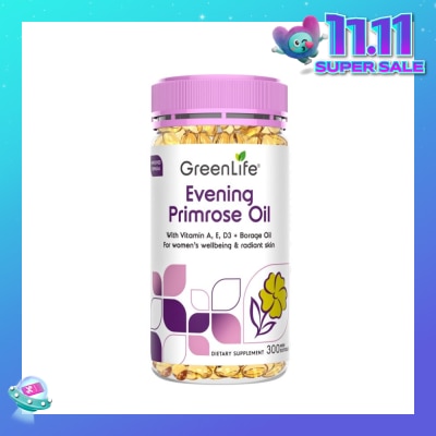 GREENLIFE Evening Primrose Oil With Borage Oil 300s
