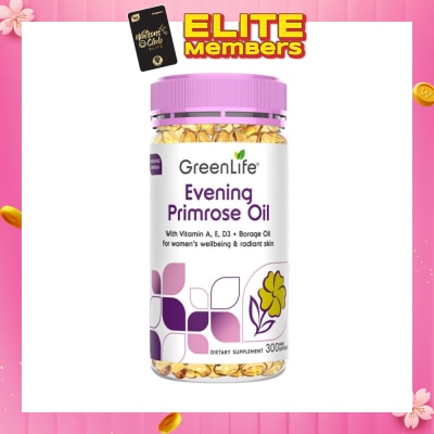 GREENLIFE Evening Primrose Oil With Borage Oil 300s