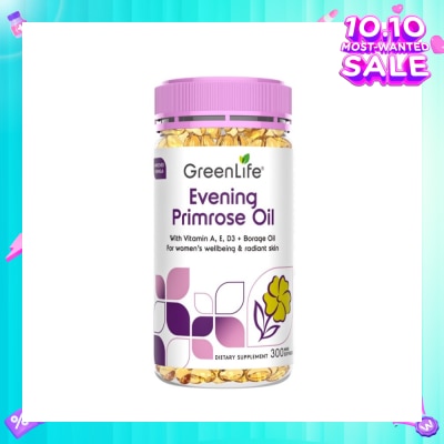 GREENLIFE Evening Primrose Oil With Borage Oil 300s