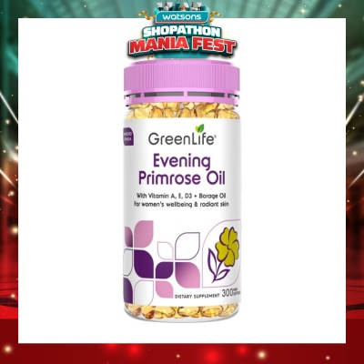GREENLIFE - Evening Primrose Oil With Borage Oil 300s