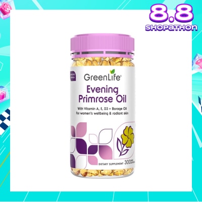 GREENLIFE Evening Primrose Oil With Borage Oil 300s