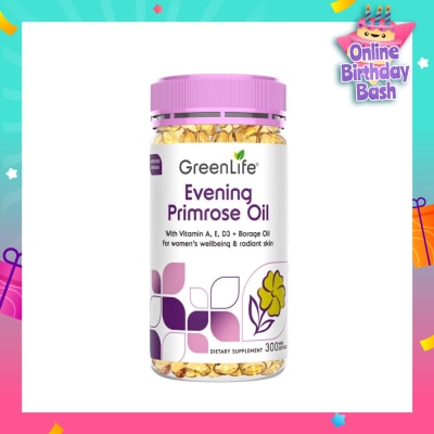 GREENLIFE Evening Primrose Oil With Borage Oil 300s
