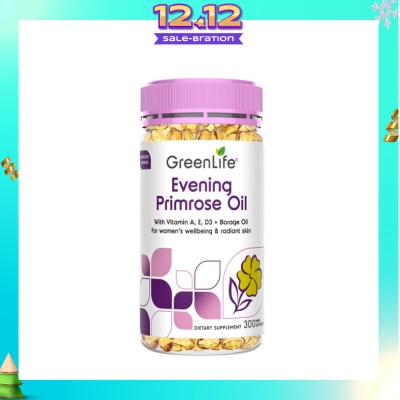 GREENLIFE Evening Primrose Oil With Borage Oil 300s