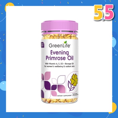 GREENLIFE Evening Primrose Oil With Borage Oil 300s