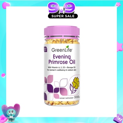 GREENLIFE - Evening Primrose Oil With Borage Oil 300s image