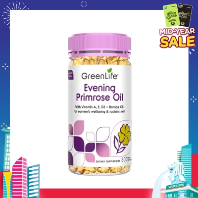 GREENLIFE Evening Primrose Oil With Borage Oil 300s