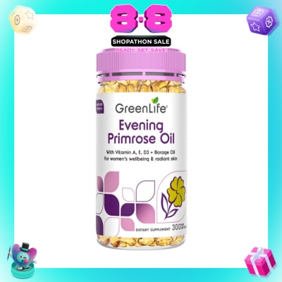 GREENLIFE - Evening Primrose Oil With Borage Oil 300s