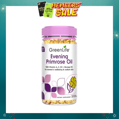 GREENLIFE - Evening Primrose Oil With Borage Oil 300s