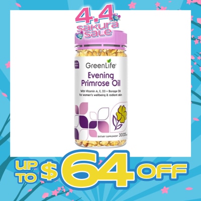 GREENLIFE - Evening Primrose Oil With Borage Oil 300s