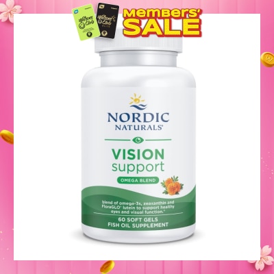 NORDIC NATURALS Vision Support (Promotes Healthy Eye Moisture And Tear Production) Softgels 60s