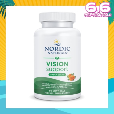 NORDIC NATURALS Vision Support (Promotes Healthy Eye Moisture And Tear Production) Softgels 60s