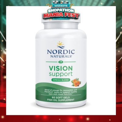 NORDIC NATURALS - Vision Support (Promotes Healthy Eye Moisture And Tear Production) Softgels 60s