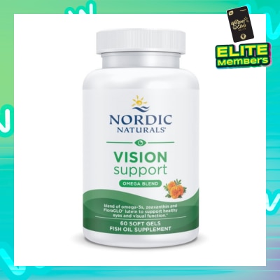 NORDIC NATURALS Vision Support (Promotes Healthy Eye Moisture And Tear Production) Softgels 60s