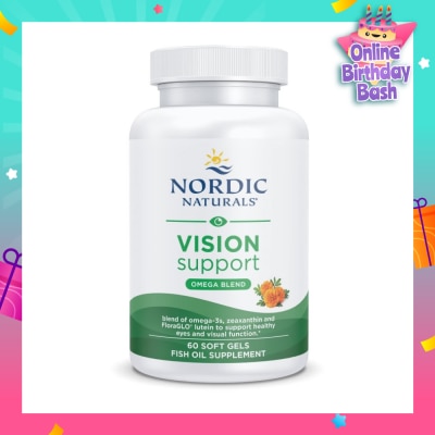 NORDIC NATURALS Vision Support (Promotes Healthy Eye Moisture And Tear Production) Softgels 60s