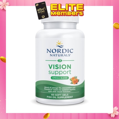 NORDIC NATURALS Vision Support (Promotes Healthy Eye Moisture And Tear Production) Softgels 60s