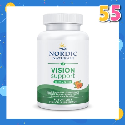 NORDIC NATURALS Vision Support (Promotes Healthy Eye Moisture And Tear Production) Softgels 60s