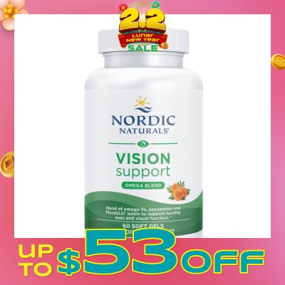 NORDIC NATURALS Vision Support (Promotes Healthy Eye Moisture And Tear Production) Softgels 60s