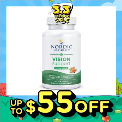 NORDIC NATURALS Vision Support (Promotes Healthy Eye Moisture And Tear Production) Softgels 60s