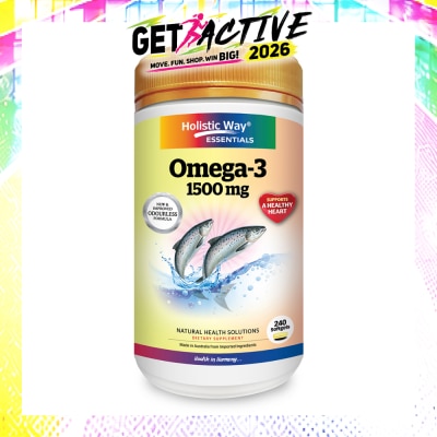 HOLISTIC WAY - Essentials Omega-3 1500mg Dietary Supplement Softgel 240s image