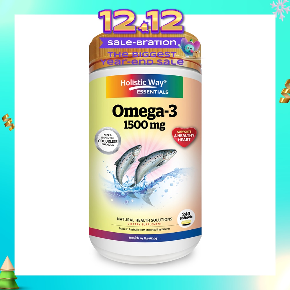 Essentials Omega-3 1500mg Dietary Supplement Softgel 240s