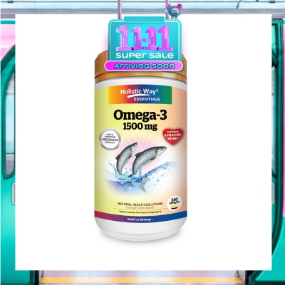 HOLISTIC WAY Essentials Omega 3 1500mg Dietary Supplement Softgel 240s image