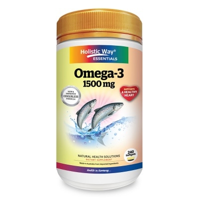 HOLISTIC WAY Essentials Omega-3 1500mg Dietary Supplement Softgel 240s