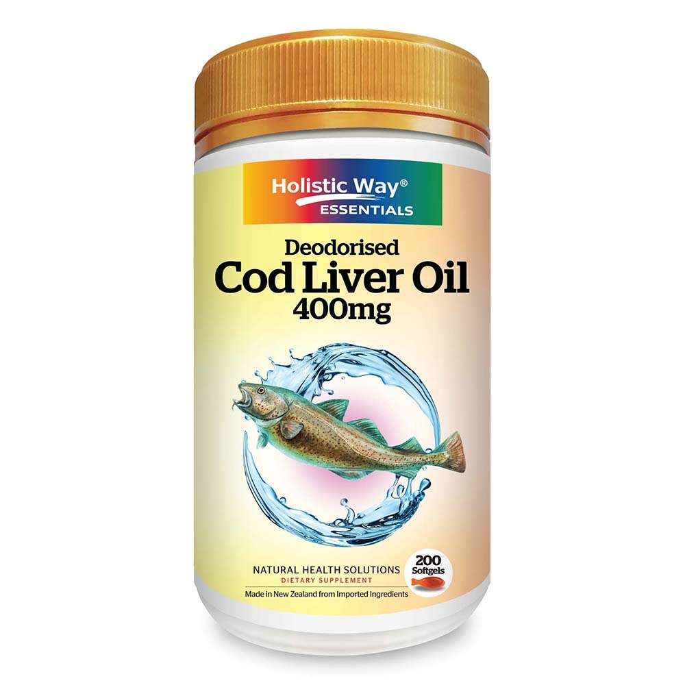 Essentials Cod Liver Oil 400mg Dietary Supplement Softgel 200s