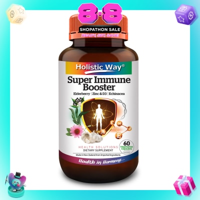 HOLISTIC WAY - Super Immune Booster Dietary Supplement Vegetarian Capsule 60s