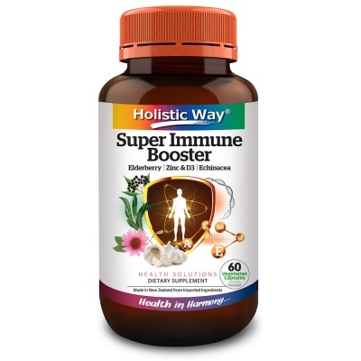 HOLISTIC WAY Super Immune Booster Dietary Supplement Vegetarian Capsule 60s