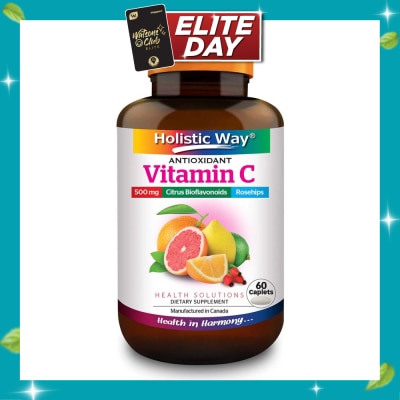 HOLISTIC WAY Antioxidant Vitamin C Dietary Supplement Caplet 60s image