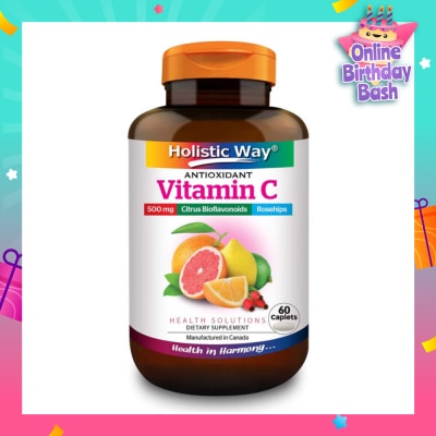 HOLISTIC WAY Antioxidant Vitamin C Dietary Supplement Caplet 60s