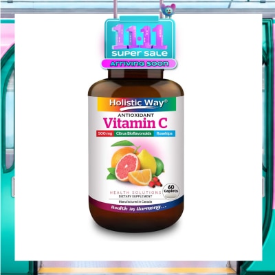 HOLISTIC WAY Antioxidant Vitamin C Dietary Supplement Caplet 60s image