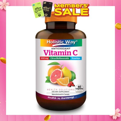 HOLISTIC WAY Antioxidant Vitamin C Dietary Supplement Caplet 60s