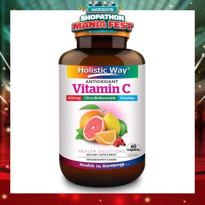 HOLISTIC WAY - Antioxidant Vitamin C Dietary Supplement Caplet 60s